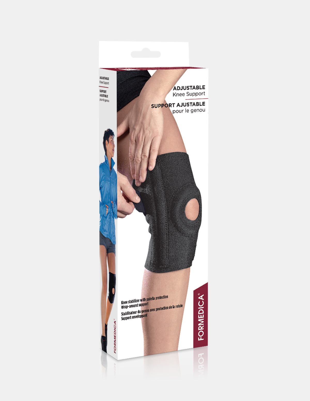 Dual Strap Knee and Patella Support, 1 unit, Small/Medium, Black –  Formedica : Orthopedics